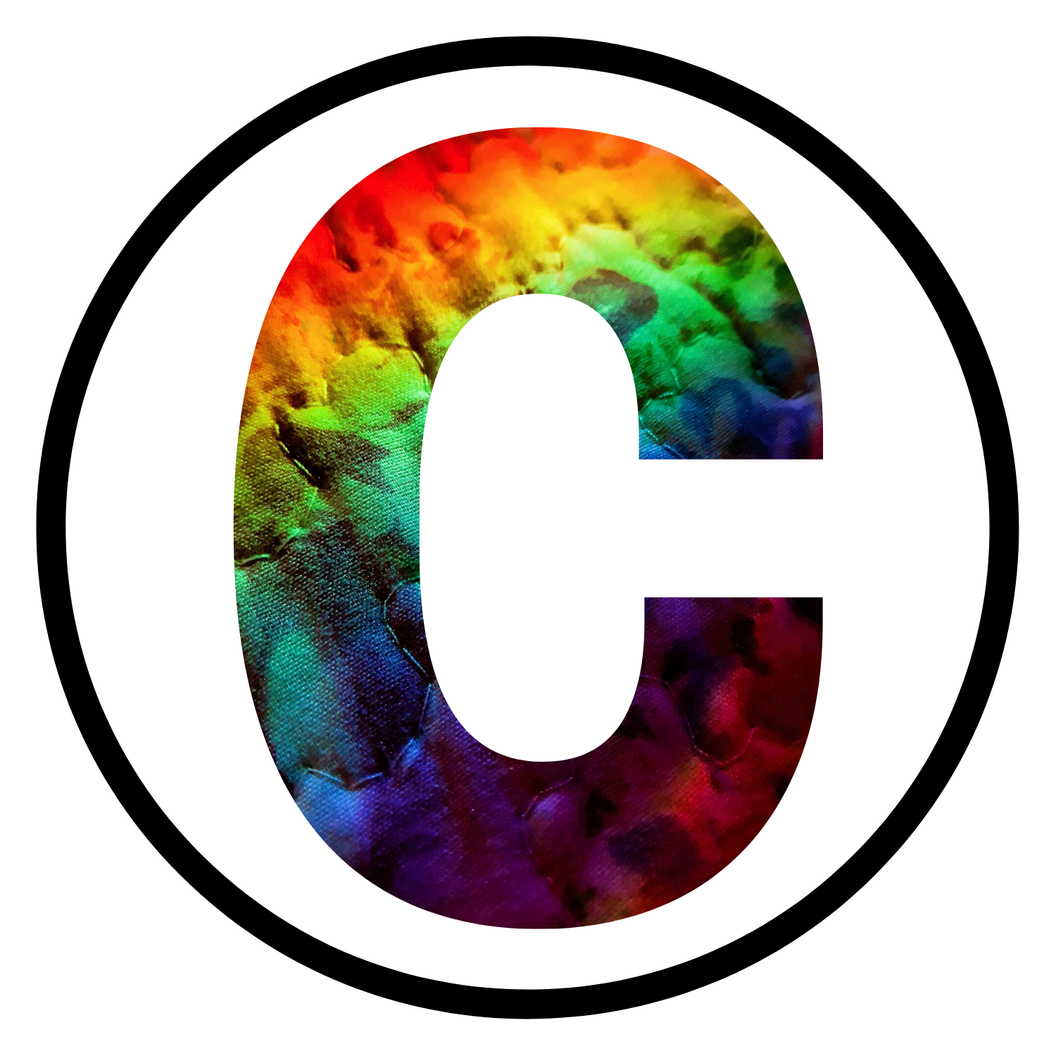 C (rainbow initial icon)